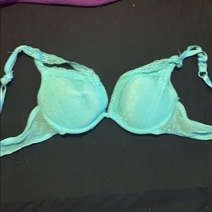 Cerulean lace bra